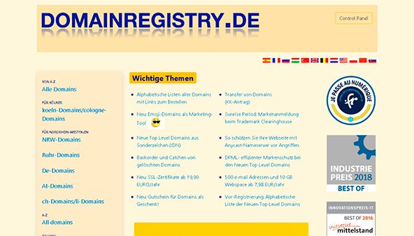 Verkkotunnusrekisteri (domainregistry.de)