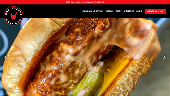 donfuegoschicken.com