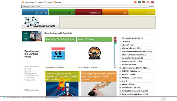 Descarga de la Central (downloadcentral.fi)