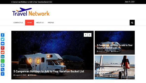 D мережа подорожей (dtravelnetwork.com)