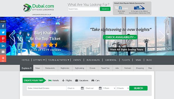Guide de la ville de Dubaï (dubai.com)
