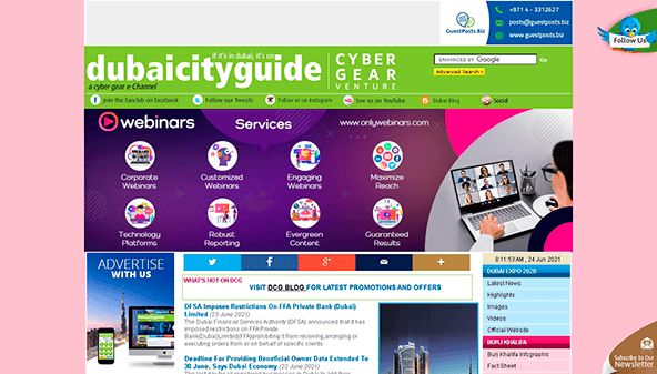 Guide de la ville de Dubaï (dubaicityguide.com)