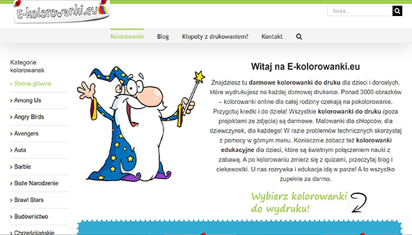 E Забарвлення (e-kolorowanki.eu)