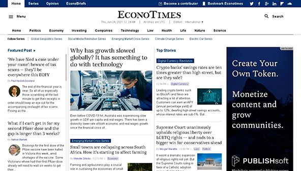 Heures économiques (econotimes.com)