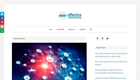 Эффективный маркетинг веб-сайта (effectivewebsitemarketing.com)