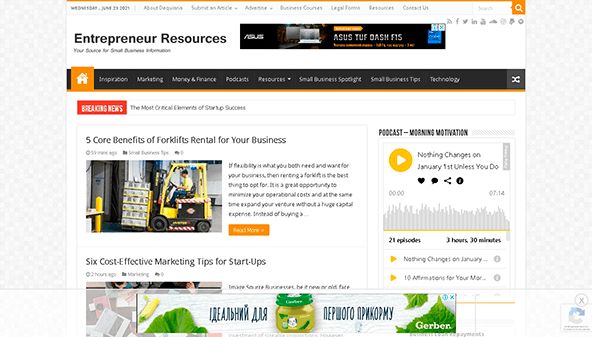 Risorse per gli imprenditori (entrepreneur-resources.net)