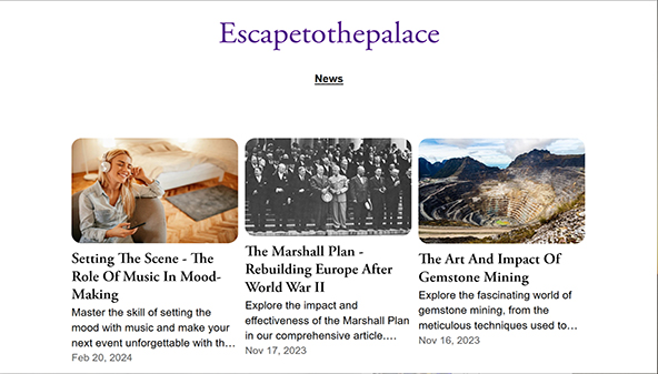 escapetothepalace.com