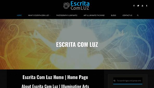 Escrita com luz (escritacomluz.com)
