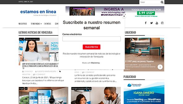 نحن على الإنترنت (estamosenlinea.com.ve)