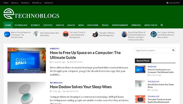 E techno blogs (etechnoblogs.com)