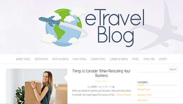 Etravelblogg (etravelblog.com)