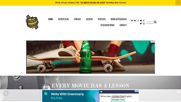 Varje film har en lärdom (everymoviehasalesson.com)