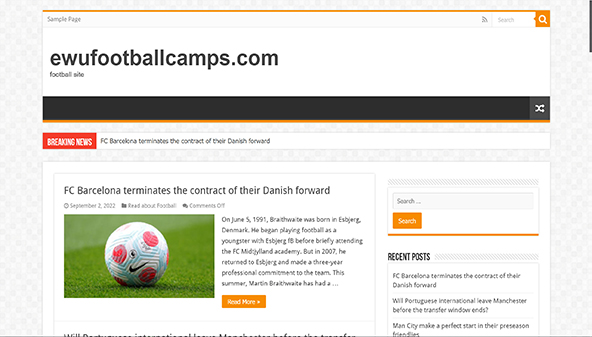 ewufootballcamps.com