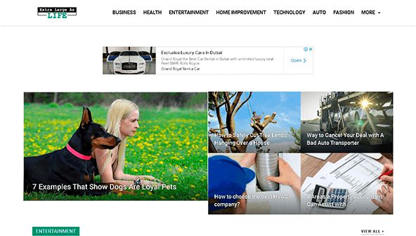 Extra stor som livet (extralargeaslife.com)