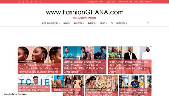 أزياء غانا (fashionghana.com)