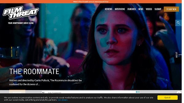 Zagrożenie filmowe (filmthreat.com)