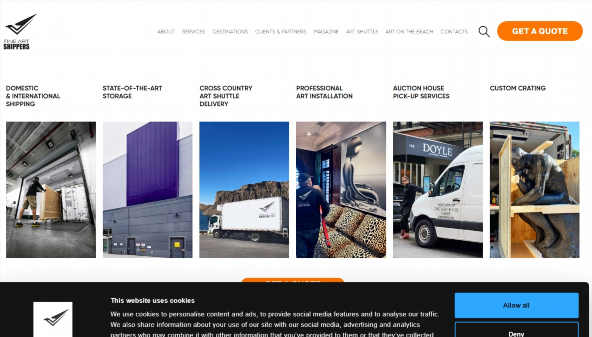 fineartshippers.com