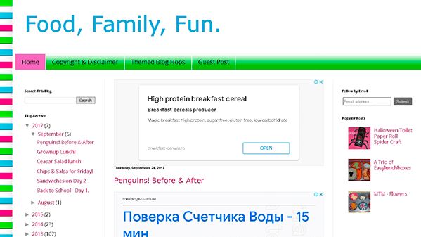 Comida y diversión en familia (foodfamilyfun.net)