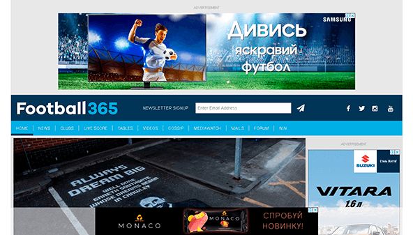 Football 365 (football365.com)