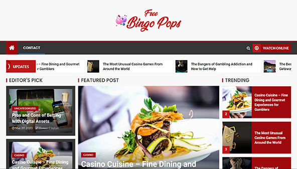 Free bingo pops (freebingopops.com)