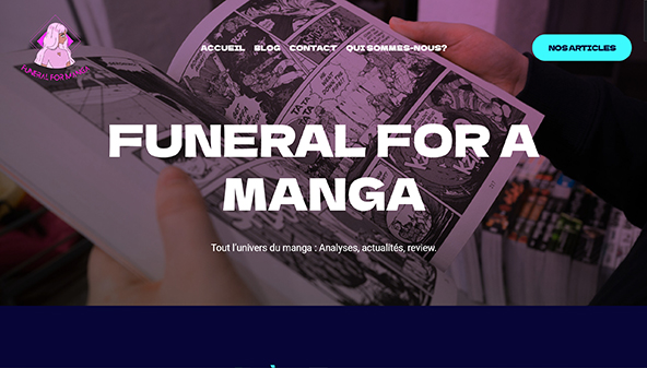 Begravning för en manga (funeralforamanga.fr)
