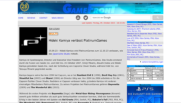 Front des Spiels (gamefront.de)