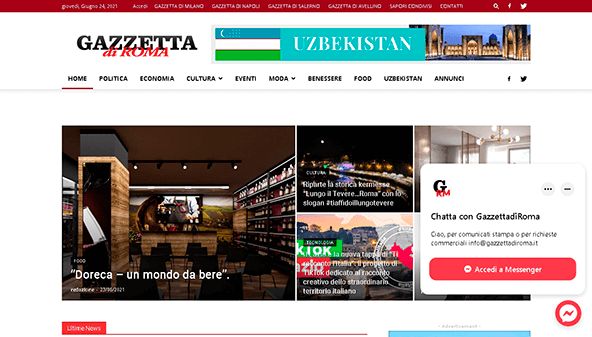 Gazzeta de Roma (gazzettadiroma.it)