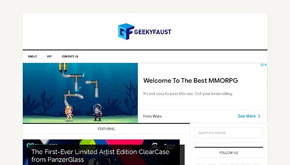 Faust le geek (geekyfaust.info)