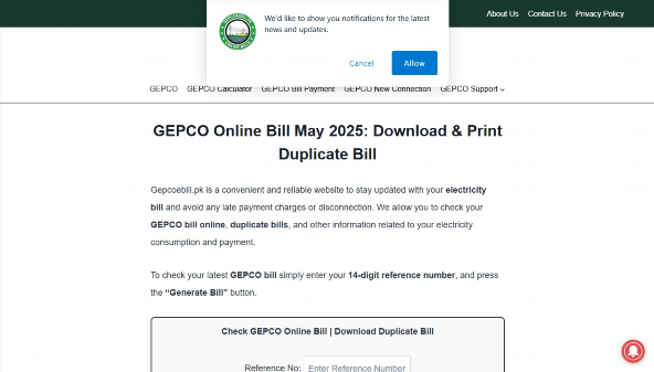gepcoebill.pk