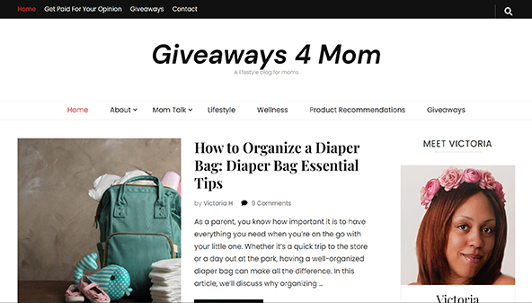 Dovanos mamai (giveaways4mom.com)