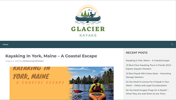 glacierkayaks.com