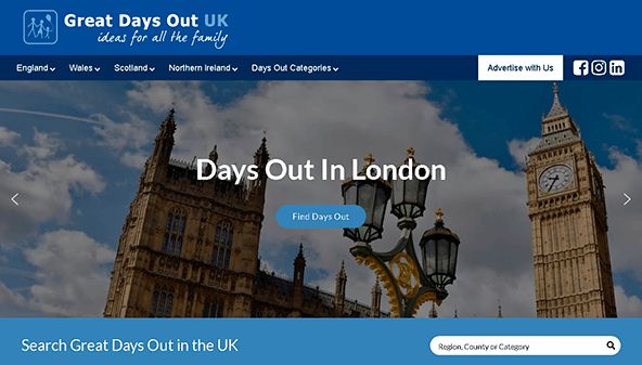 Flotte dager ute i Storbritannia (great-days-out.co.uk)