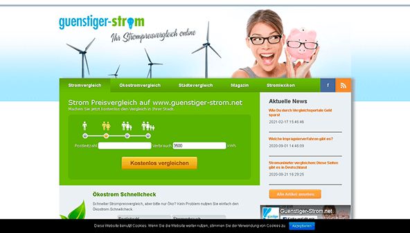 Cheap electricity (guenstiger-strom.net)