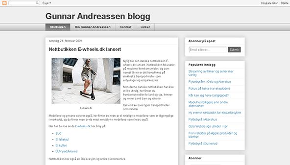 Blog de Gunnar Andreassen (gunnarandreassen.blogspot.com)