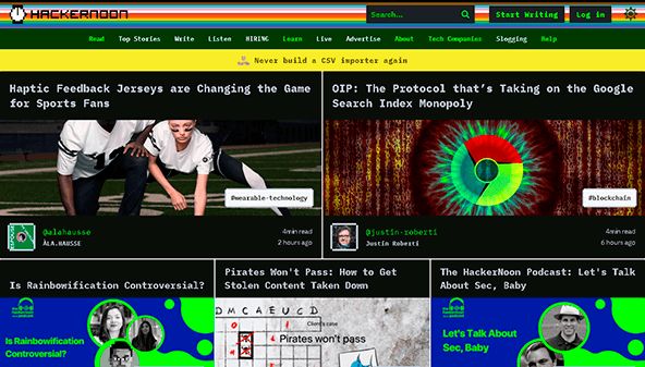 Хакерський полудень (hackernoon.com)