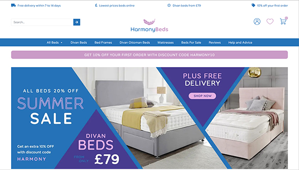 harmonybeds.co.uk