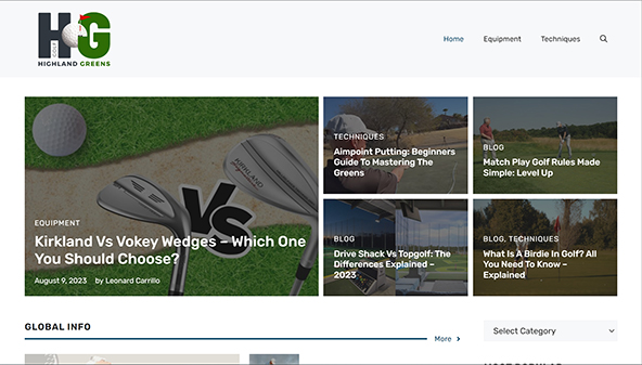 highlandgreensgolf.com