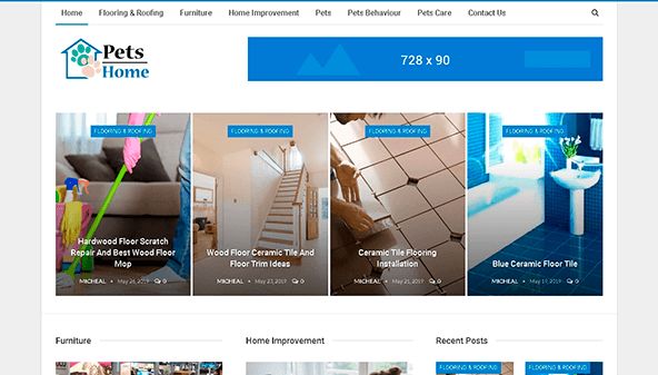 Husdyr hjem (home-and-pets.co.uk)