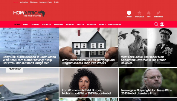 Как новости Африки (howafrica.com)