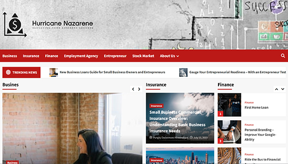 hurricanenazarene.com
