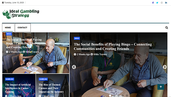 Ihanteellinen uhkapeli strategia (idealgamblingstrategy.com)