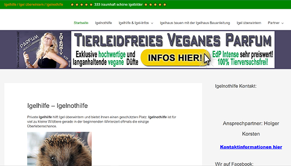 Siilin apu & siilin hätäapu (igelhilfe.com)