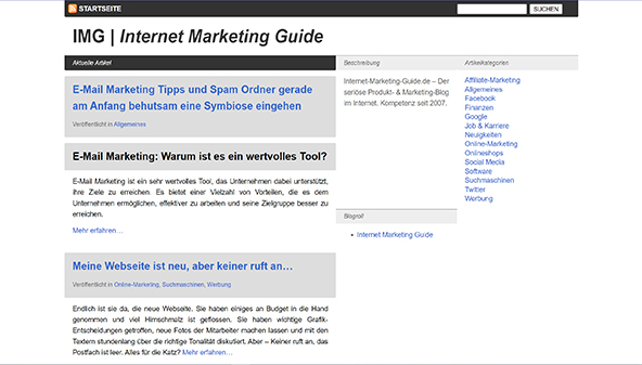Internet marketing útmutató (internet-marketing-guide.de)
