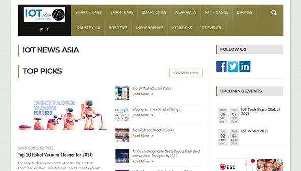 IoT-uutiset Aasia (iotnews.asia)