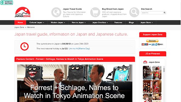 Japonijos zona (japan-zone.com)
