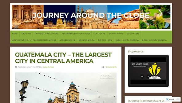 رحلة حول العالم (journeyaroundtheglobe.com)