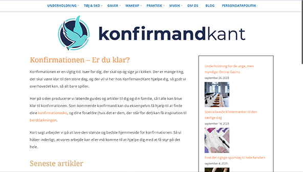 konfirmandkant.dk