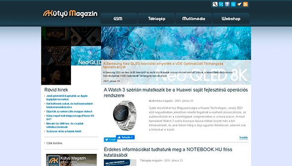 Rivista di gadget (kutyu.hu)
