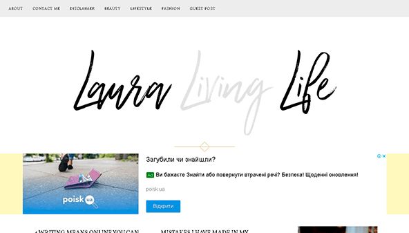 Laura éli az életet (lauralivinglife.com)