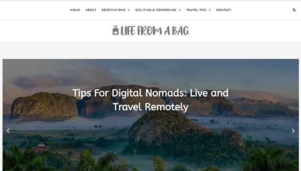 Livet från en väska (lifefromabag.com)